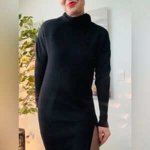 ARITZIA Wilfred Black Cyprie Dress